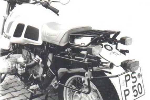 Hepco & Becker Sidecarrier permanent mounted black for BMW R 80 GS Paris-Dakar (1984-1987)