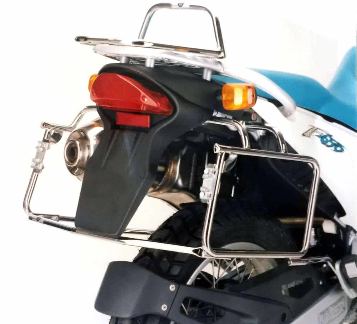 Hepco & Becker Sidecarrier permanent mounted black for BMW F 650 (1993-1996)/F 650/F 650 ST (1997-2000)