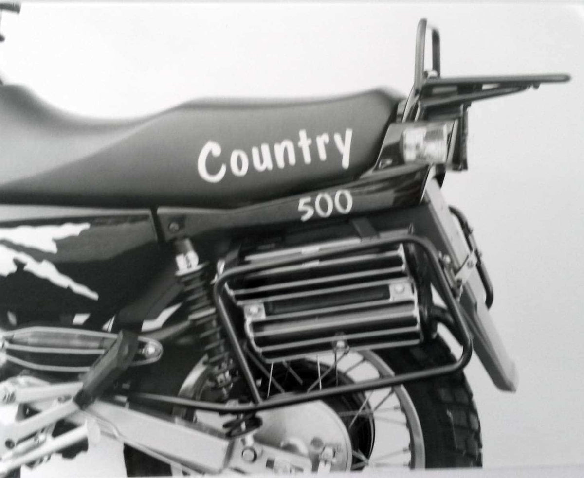 Hepco & Becker Sidecarrier permanent mounted black for MZ Country (1993-1998)