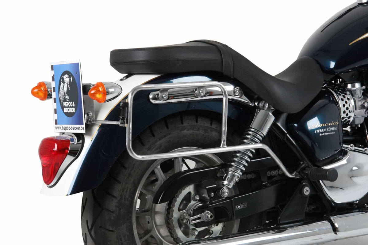 Hepco & Becker Sidecarrier permanent mounted chrome for Triumph Bonneville Amerika (2011-2017) / Speedmaster (2005-2010)