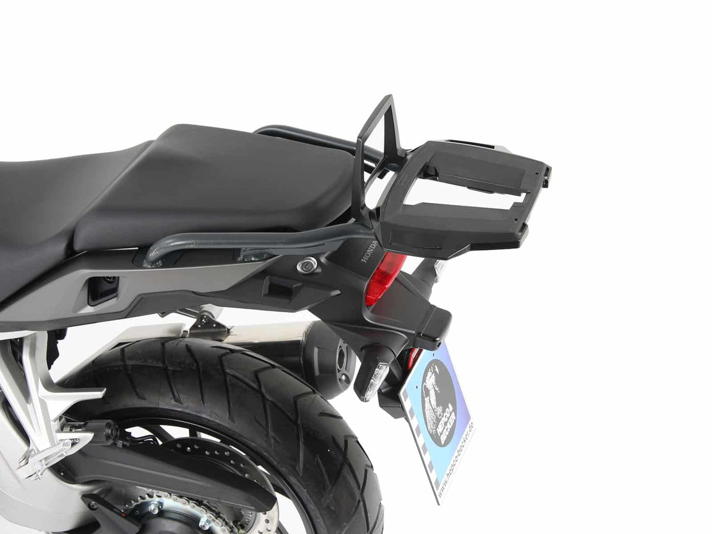 Hepco & Becker Alurack top case carrier anthracite/black for Honda VFR 800 X Crossrunner (2015-2020)