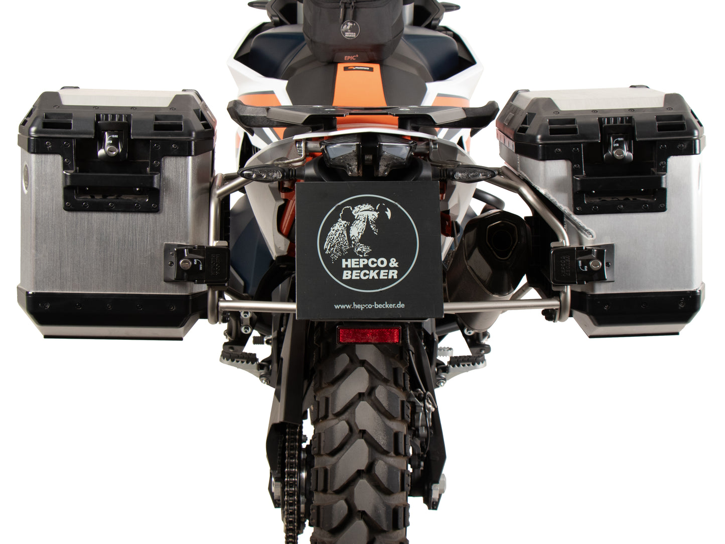 Hepco & Becker Side carrier Cutout for Xplorer Cutout cases 40/37 for KTM 890 Adventure / R / Rally (2023-)