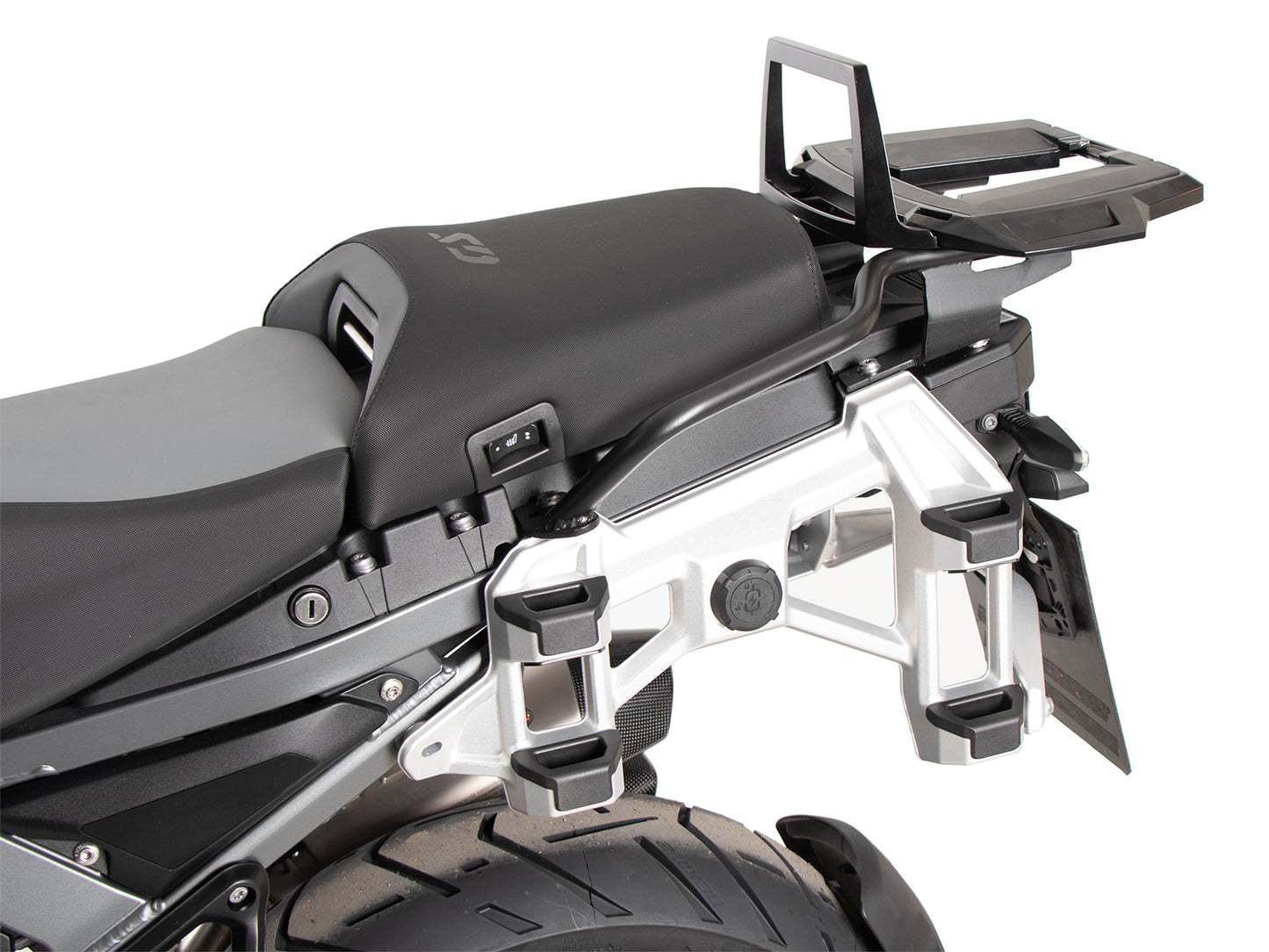 Hepco & Becker Alurack top case carrier black for BMW R 1300 GS Adventure (2024-)