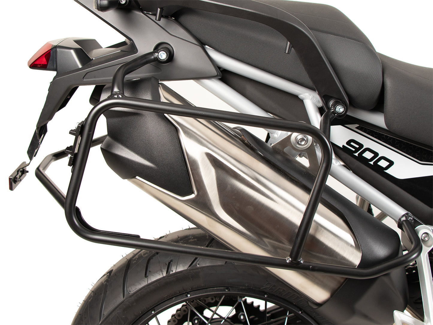 Hepco & Becker Sidecarrier permanent mounted black for Triumph Tiger 900 GT / Pro (2024-)