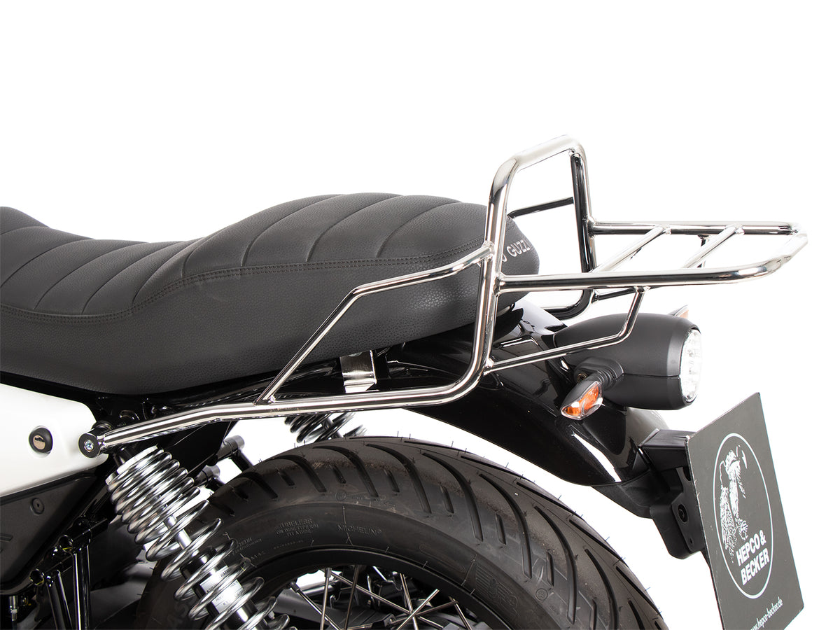 Hepco & Becker Tube rear rack chrome for Moto Guzzi V7 Stone Special Edition (850ccm) (2022-2023)