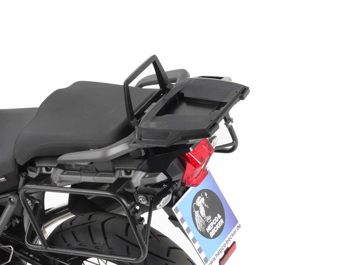 Hepco & Becker Alurack topcasecarrier black for Triumph Tiger Explorer 1200 (2016-)