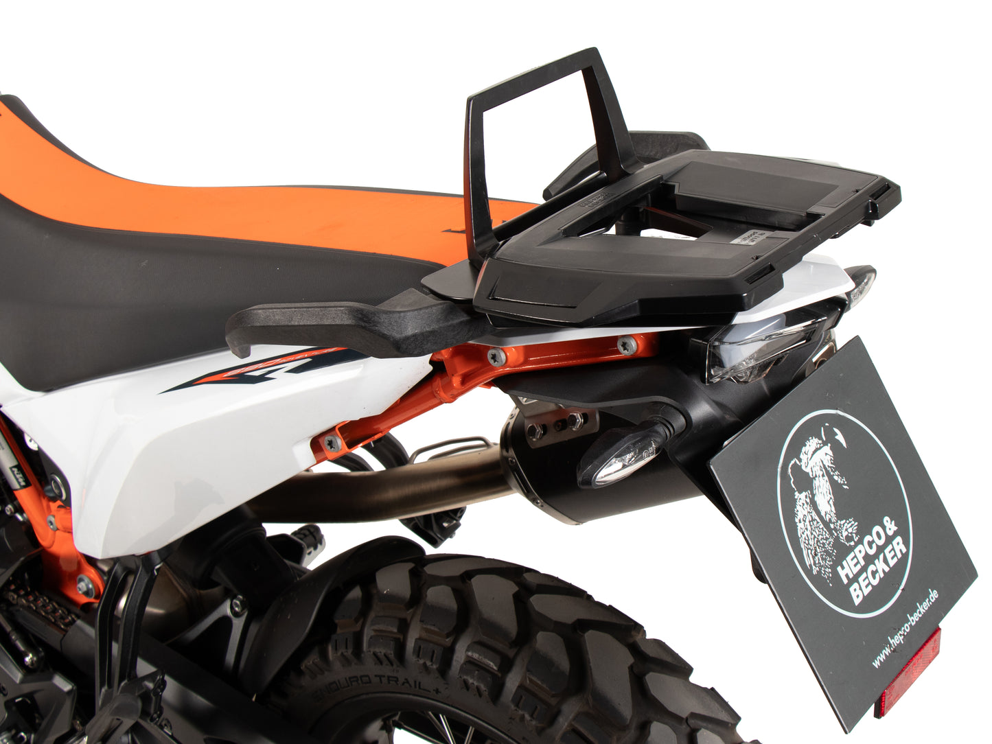 Hepco & Becker Alurack topcasecarrier black for KTM 890 Adventure / R / Rally (2023-)
