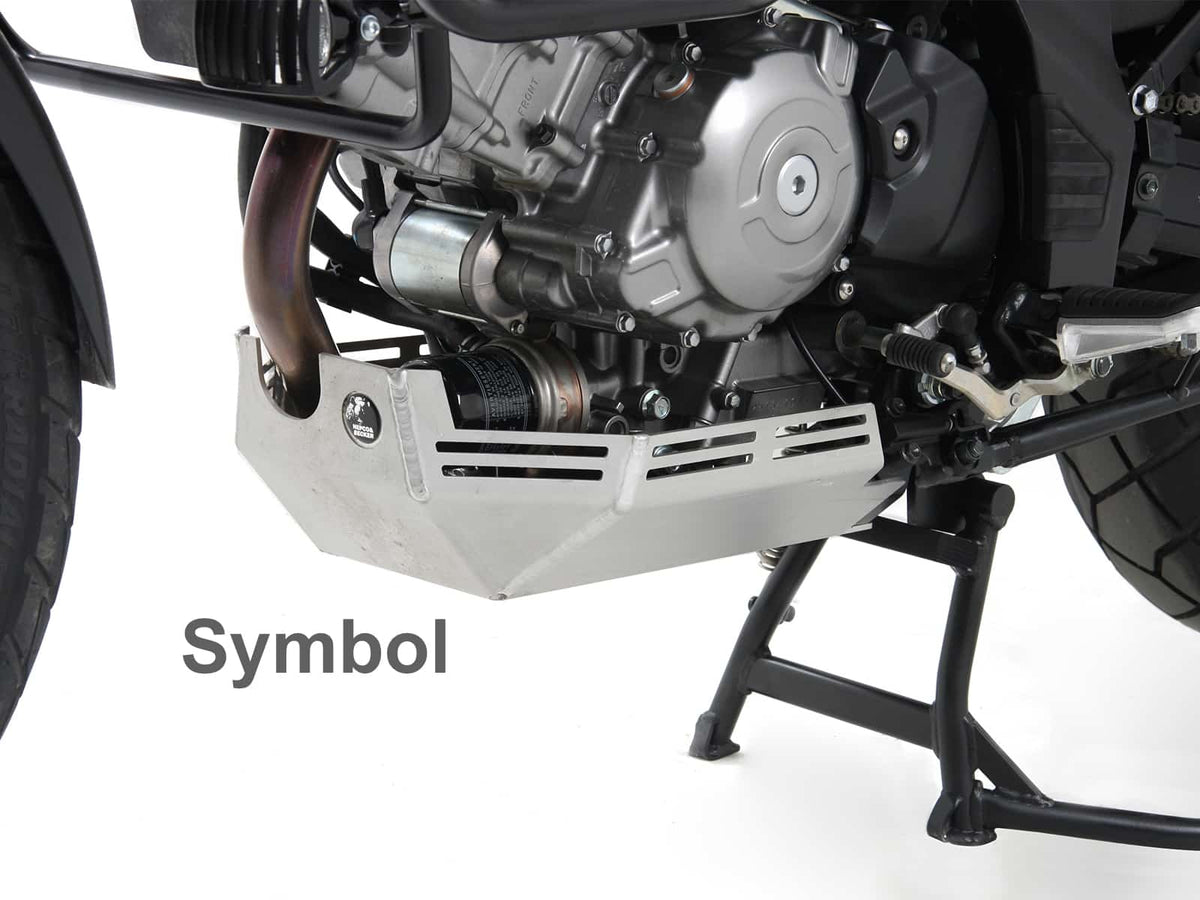 Hepco & Becker Engine protection plate black for Suzuki V-Strom 650/XT (2017-2025)
