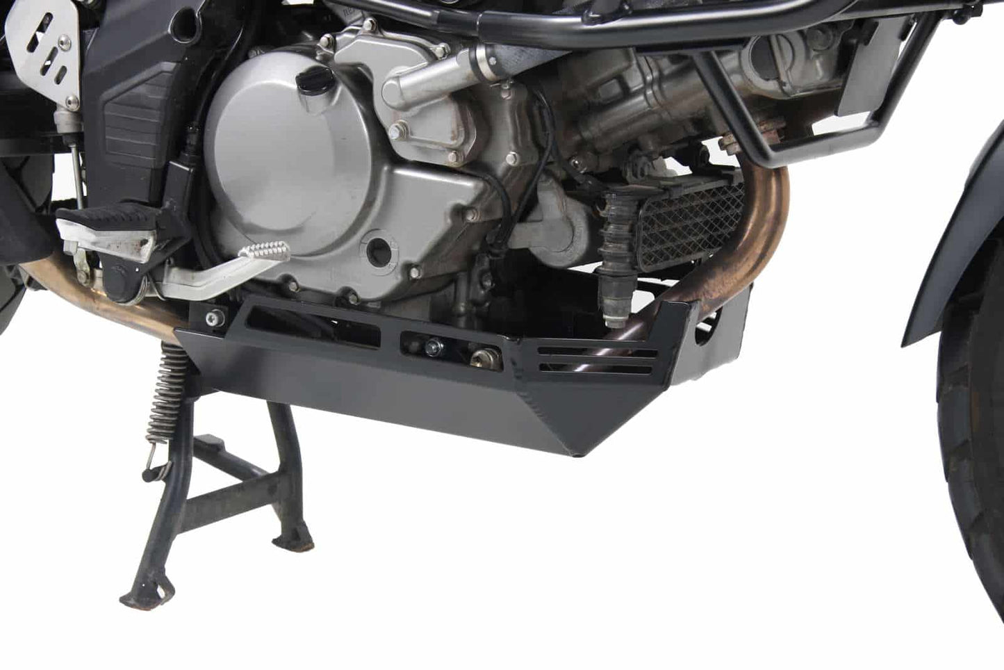 Hepco & Becker Engine protection plate black for Suzuki DL 650 V-Strom (2004-2011)
