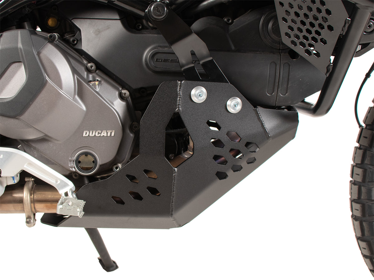 Hepco & Becker Engine protection plate black for Ducati DesertX Rally (2024-)