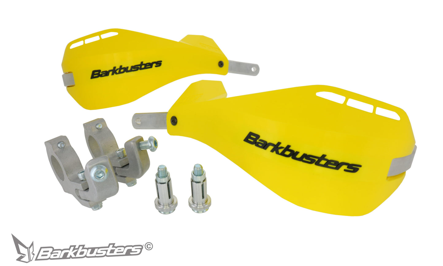 Barkbusters EGO Handguard - with Multi Fit Clamps - YELLOW