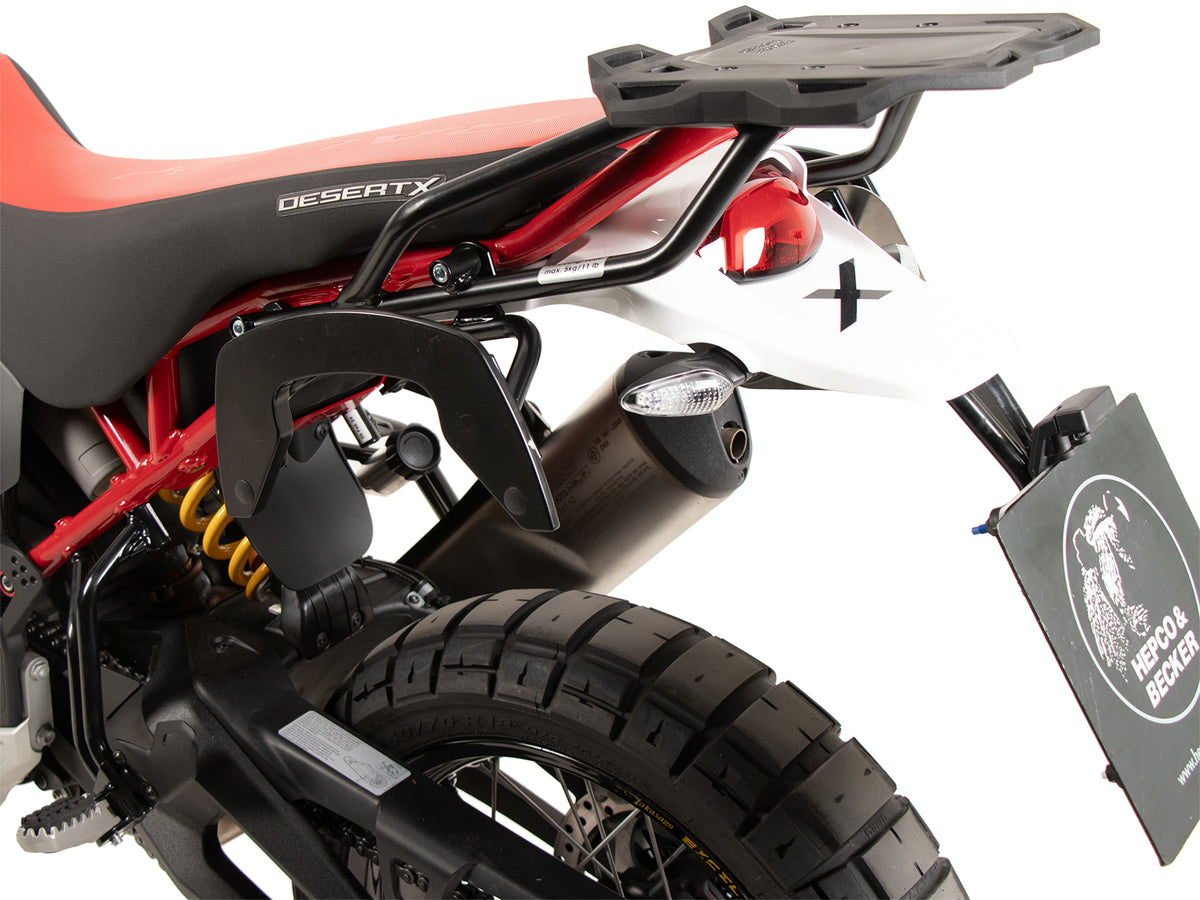 Hepco & Becker Smartrack soft luggage rear rack for Ducati DesertX (2022-)