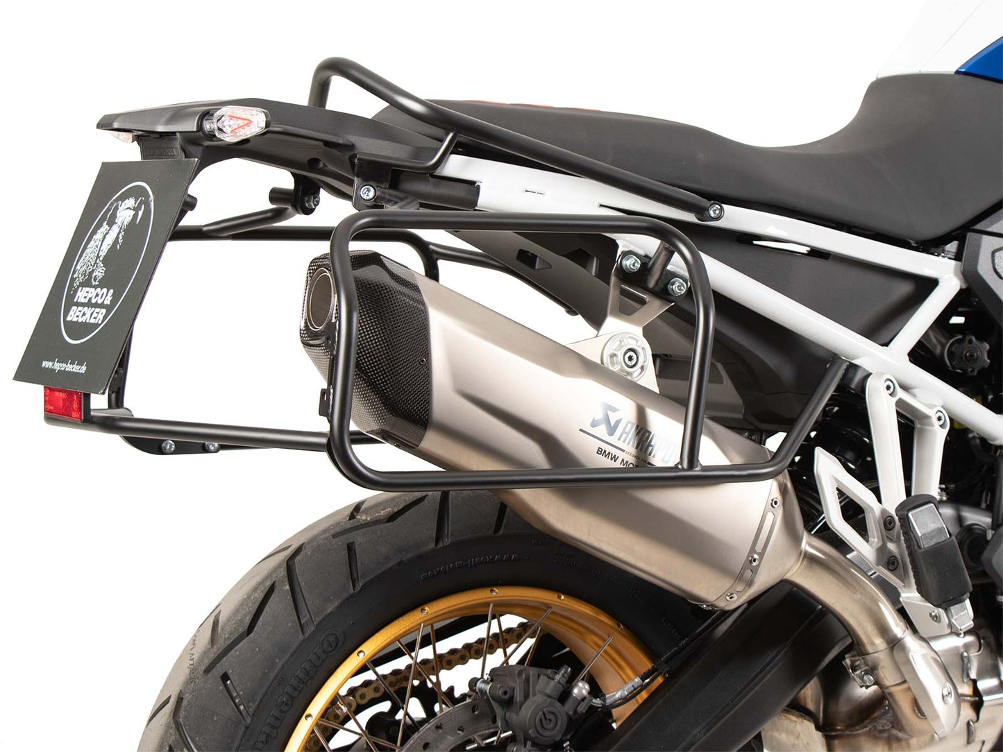 Hepco & Becker Side carrier Cutout black for Xplorer Cutout cases 40/37 for BMW F 900 GS (2024-)