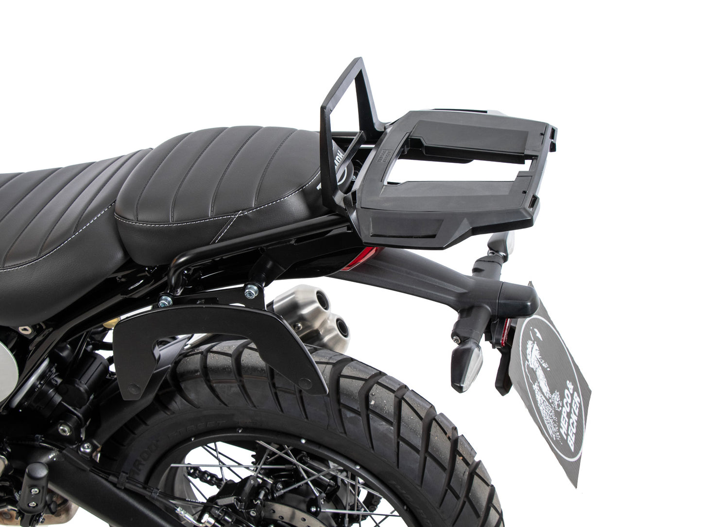 Hepco & Becker Alurack topcasecarrier black for Triumph Scrambler 400 XC (2025-)