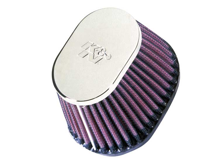 K&N Universal Clamp-On Air Filter RC-0981 Big Bike Tech