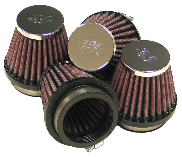 K&N Universal Clamp-On Air Filter RC-2344 Big Bike Tech