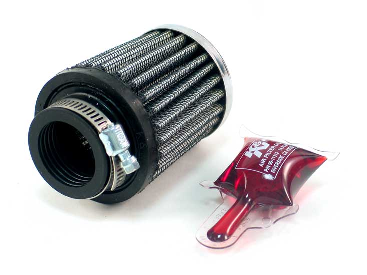 K&N Universal Clamp-On Air Filter RC-2540 Big Bike Tech