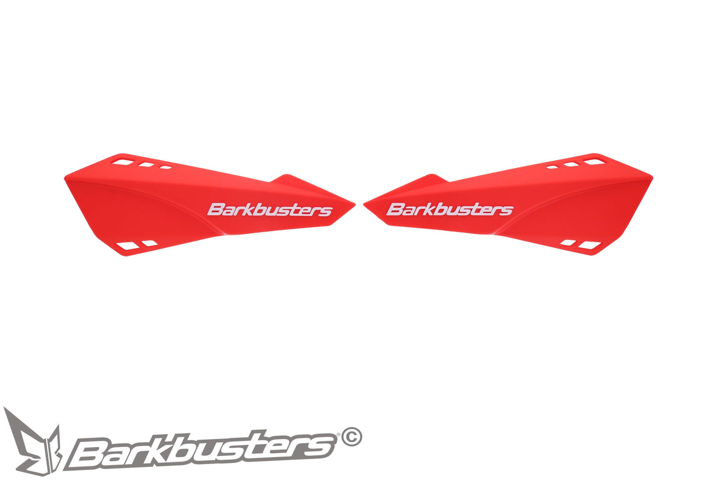 Barkbusters Spare Part - SABRE Plastic Guards Only (Left & Right) - RED