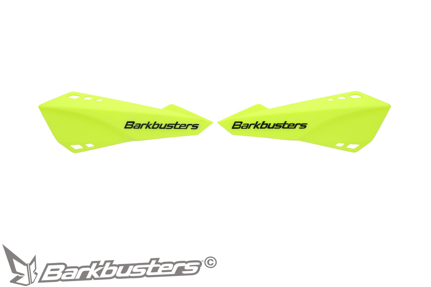 Barkbusters Spare Part - SABRE Plastic Guards Only (Left & Right) - YELLOW HiViz