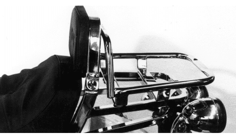 Hepco & Becker Topcase carrier tube-type chrome for Moto Guzzi Nevada 750/Club (1989-1999)