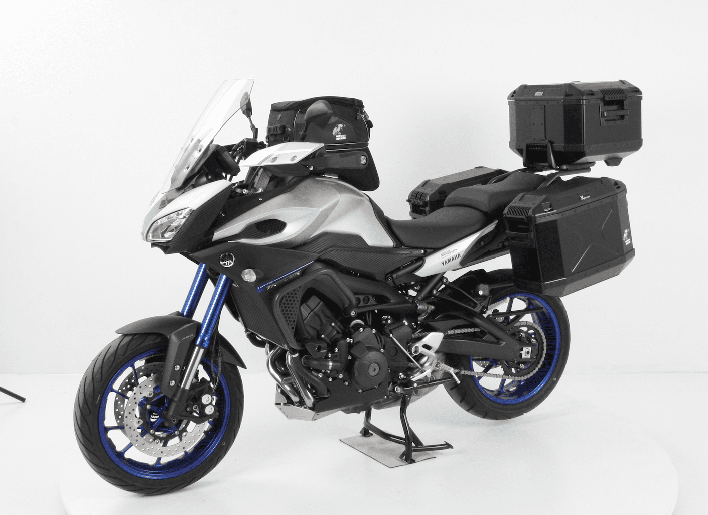 Hepco & Becker Alurack top case carrier anthracite/black for Yamaha MT-09 Tracer ABS (2015-2017)