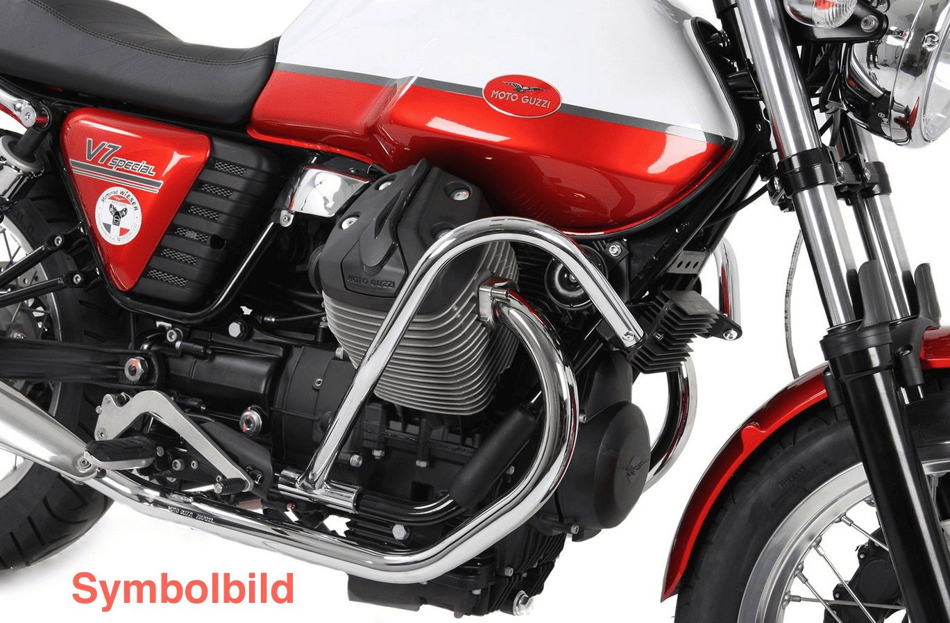 Hepco & Becker Engine protection bar black for Moto Guzzi V 7 Classic/Café Classic/Special (2008-2014)