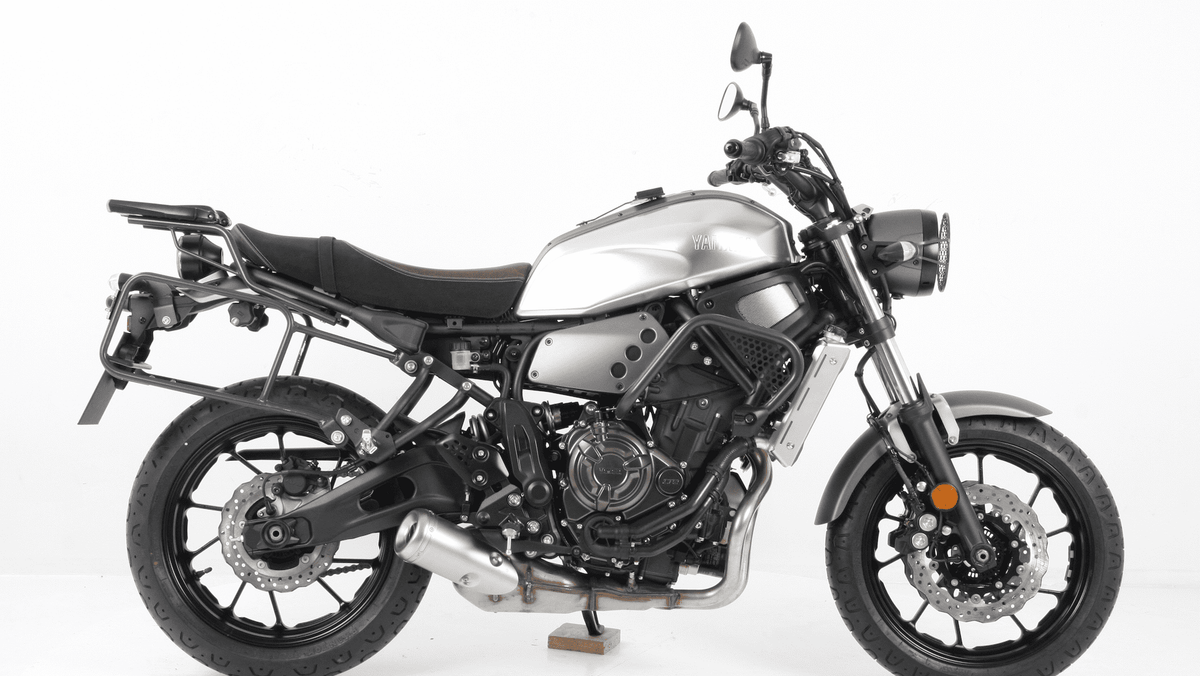 Hepco & Becker Sidecarrier Lock-it anthracite for Yamaha XSR 700 / XTribute (2022-2025)