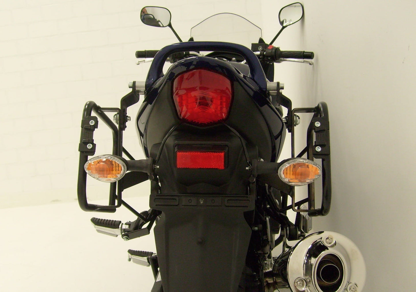 Hepco & Becker Sidecarrier Lock-it black for Suzuki GSF 650 S Bandit ABS (2009-2011) / GSF 1250 ABS (2010-2014) (with black pillion foot rests)