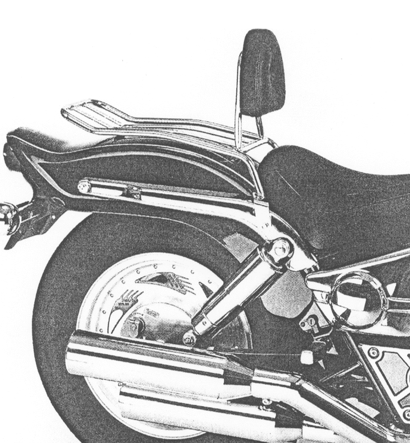 Hepco & Becker Solorack with backrest for Suzuki VZ 800 Marauder (1996-2003)