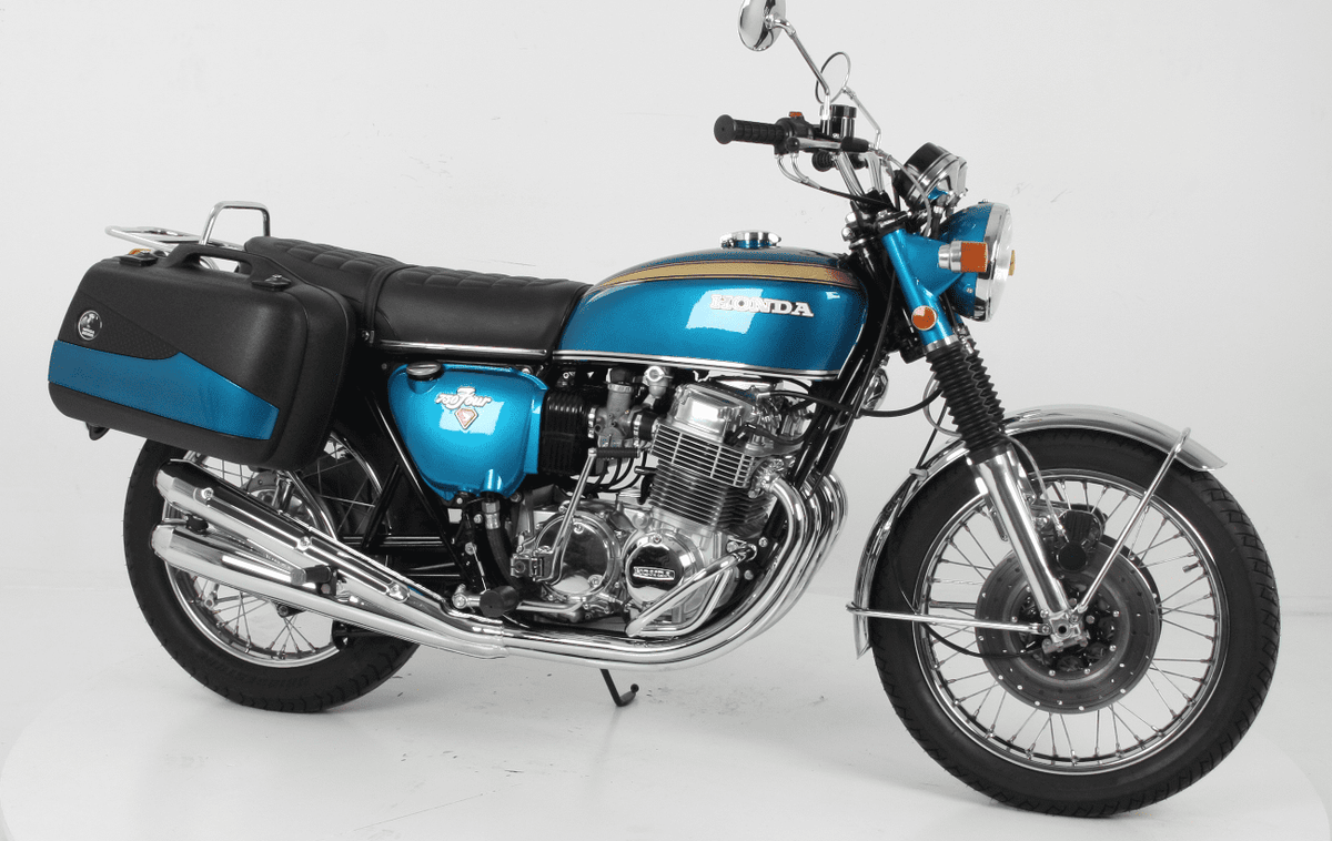 Hepco & Becker Complete carrier set (side- and topcase carrier) chrome for Honda CB 750 Four K0-K6 (1970-1976)