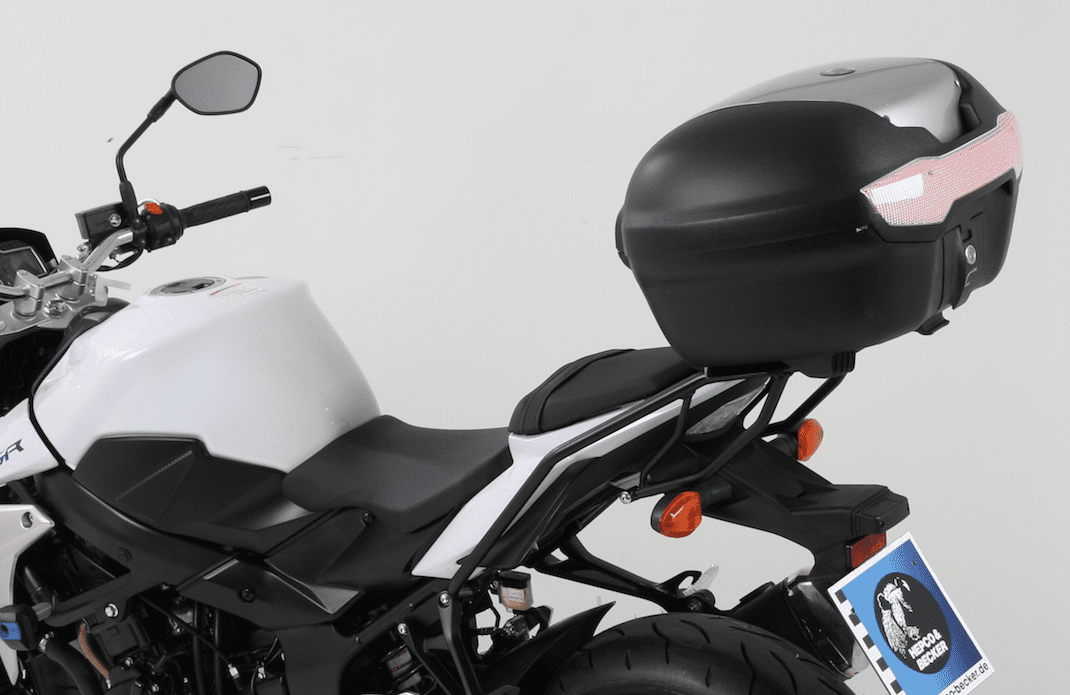 Hepco & Becker Alurack topcasecarrier black for Suzuki GSR 750 (2011-2016)