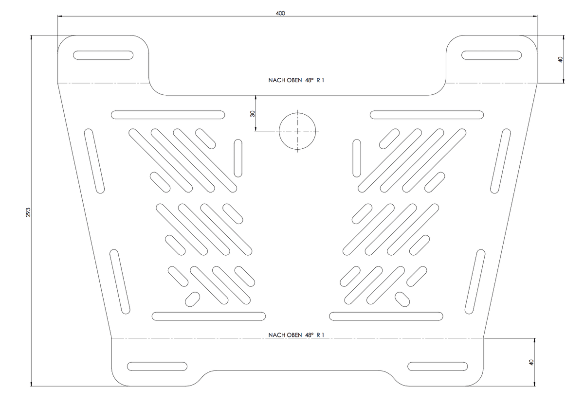 Hepco & Becker Modelspecific rear enlargement only for original Touring rear rack (special Touring package) for BMW F 750 GS (2018-2023)