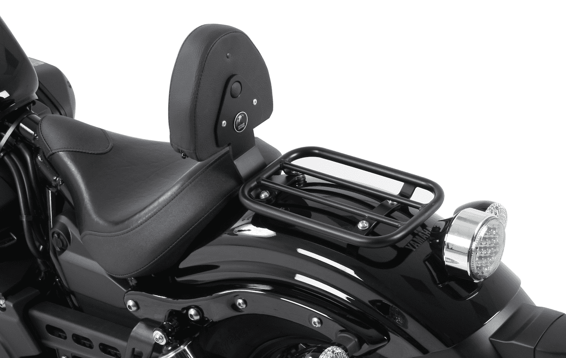 Hepco & Becker Solorack with backrest - black for Yamaha XV 950/R (2013-2020)