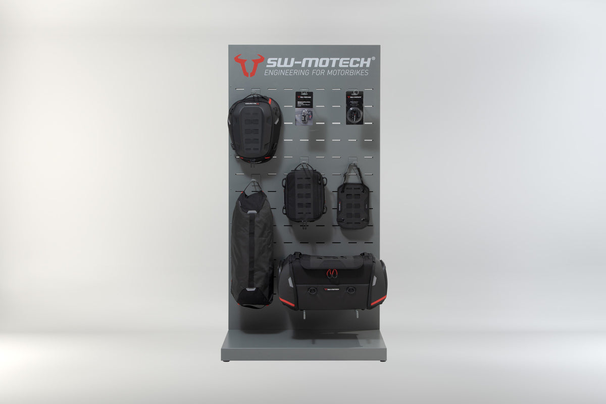 SW-Motech Sales display room with mounting