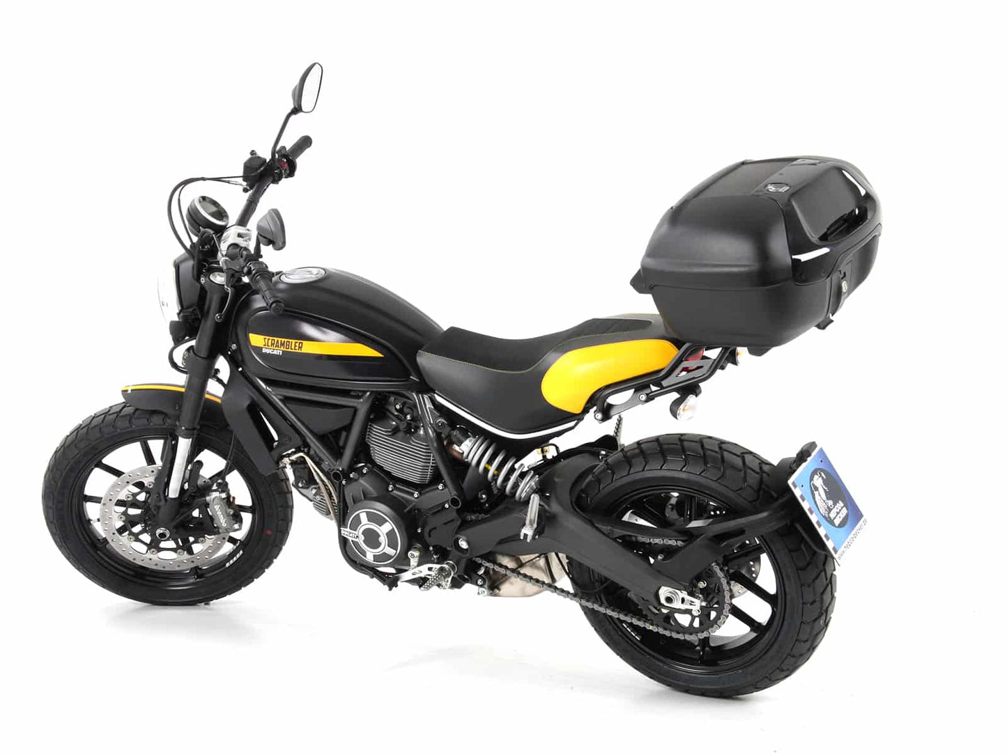 Hepco & Becker Alurack top case carrier black for Ducati Scrambler 800 (2015-2018)
