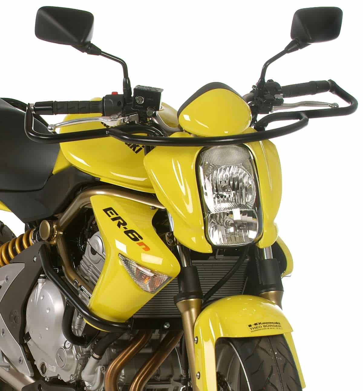 Hepco & Becker Front protection bar - black for Kawasaki ER-6n (2006-2008)