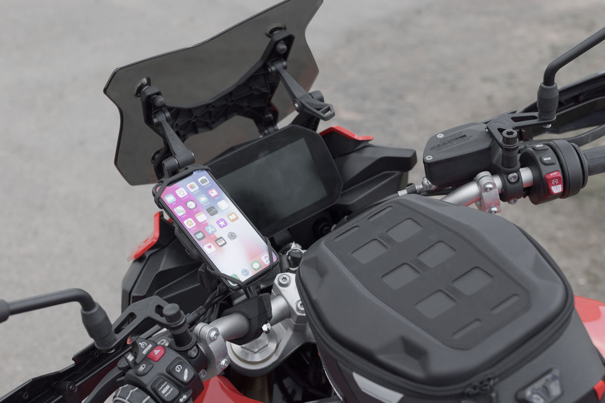 SW-Motech Universal GPS mount kit with T-Lock Smartphone