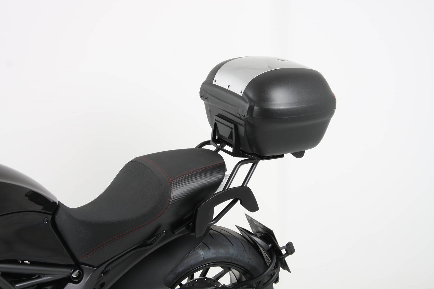 Hepco & Becker Alurack top case carrier black for Ducati Diavel (2011-2018)