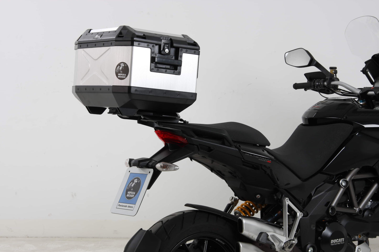 Hepco & Becker Alurack top case carrier black for Ducati Multistrada 1200/S (2010-2014)
