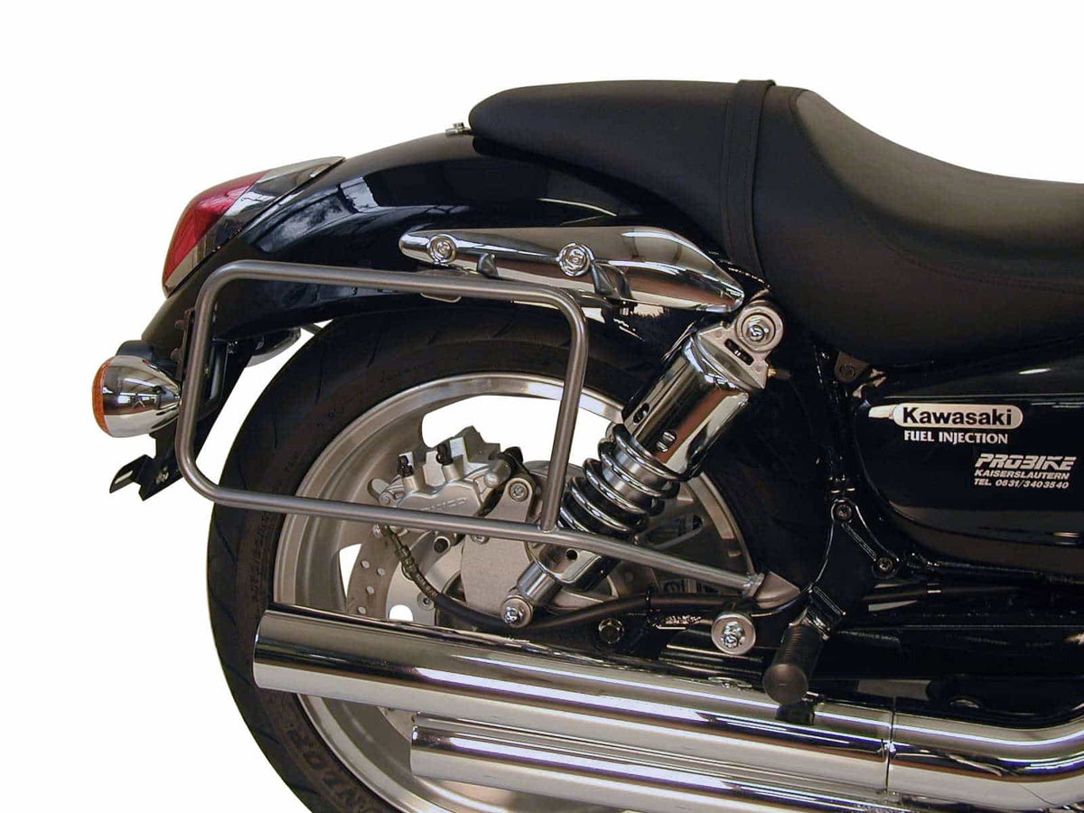 Hepco & Becker Sidecarrier permanent mounted chrome for Kawasaki VN 1500 (2002-2003)/1600 Mean Streak (2004-2008)