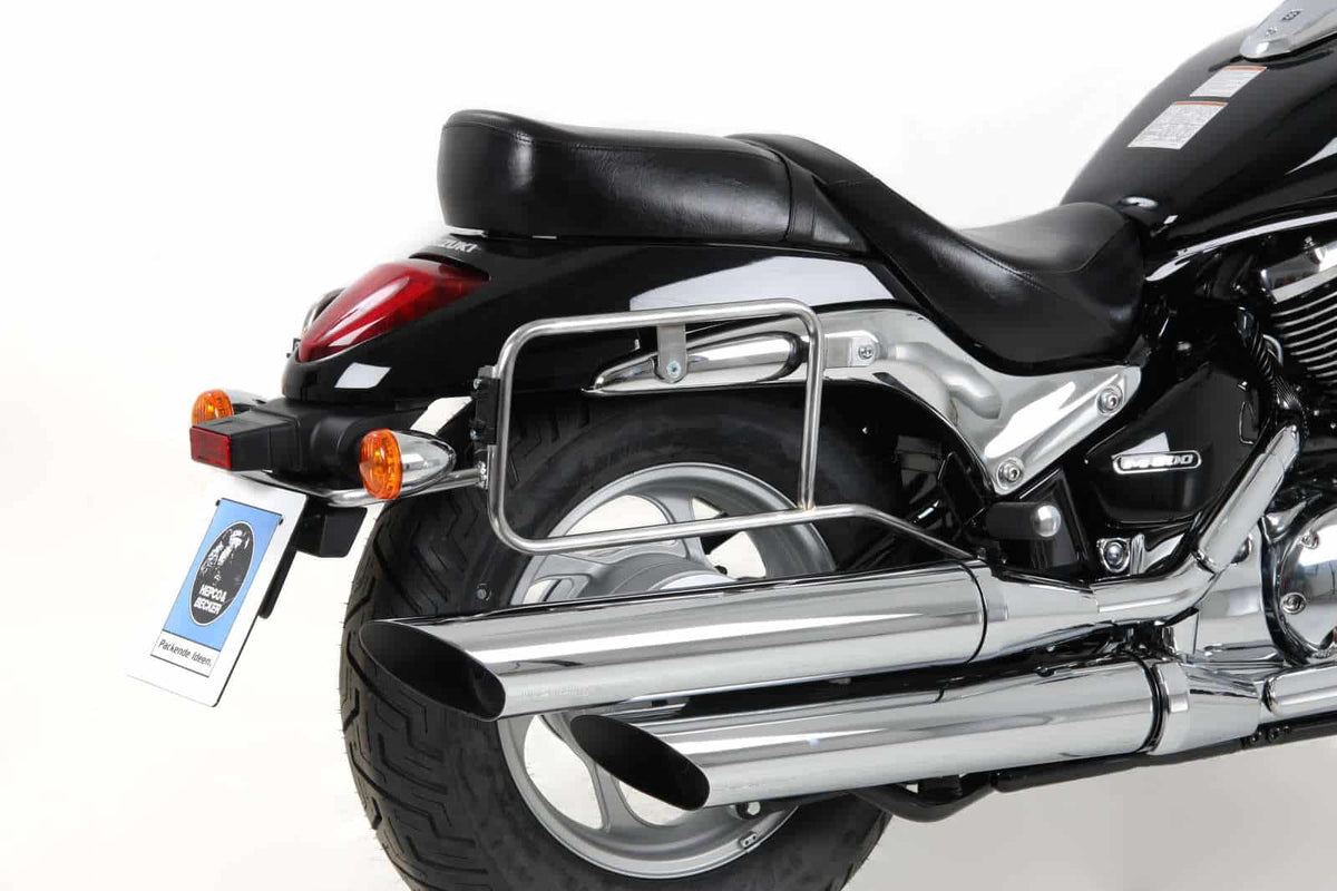 Hepco & Becker Sidecarrier permanent mounted chrome for Suzuki M 800 Intruder (2010-2012)