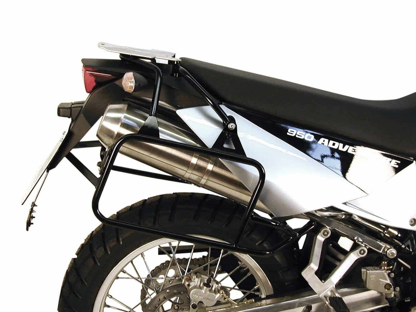 Hepco & Becker Sidecarrier permanent mounted black for KTM 950 LC 8 (2003-2005)/990 LC 8 Adventure (2006-2013)
