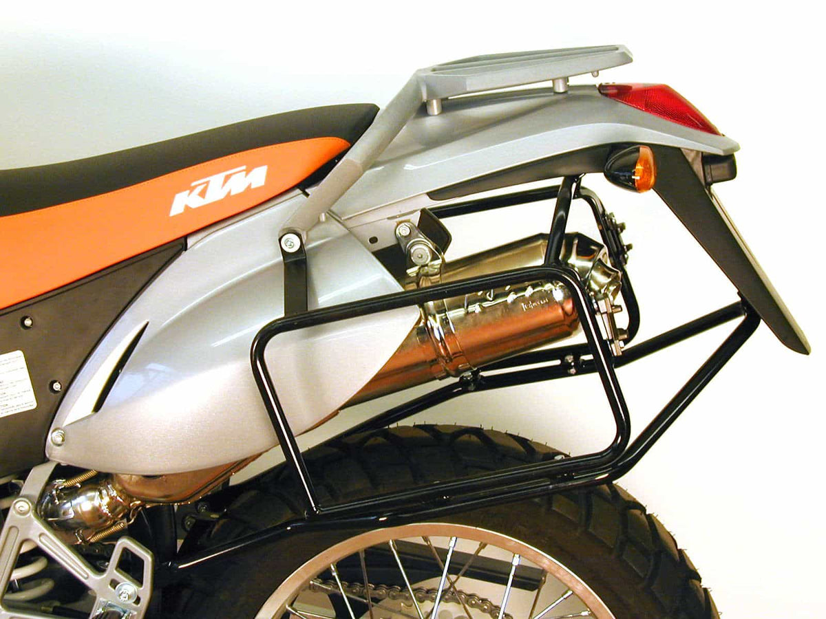 Hepco & Becker Sidecarrier permanent mounted black for KTM LC4 400 (1999-2001) / 620 (1999-2001) / 640/Adventure (1999-2007)