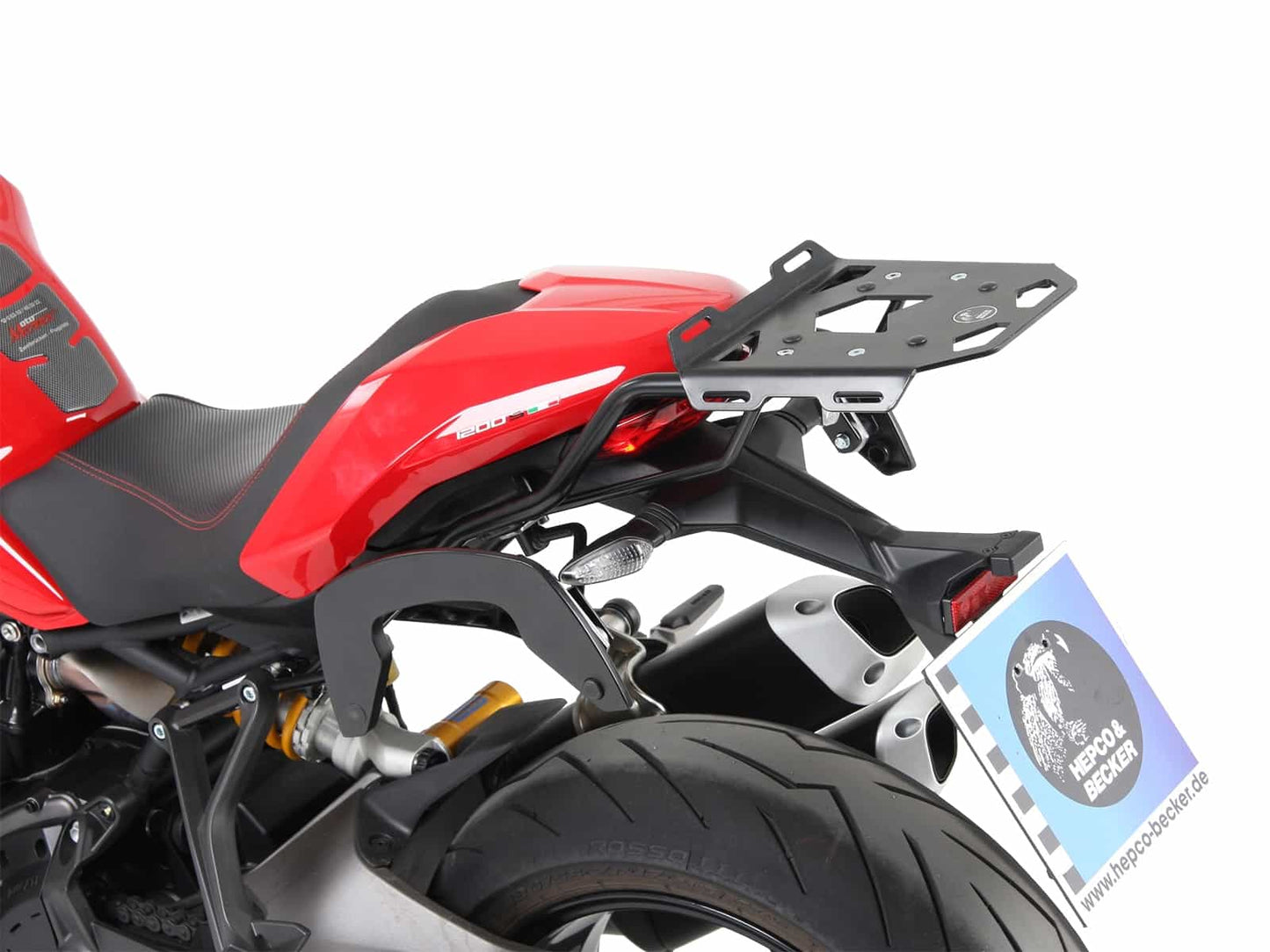 Hepco & Becker C-Bow sidecarrier black for Ducati Monster 1200 S (2017-2020)