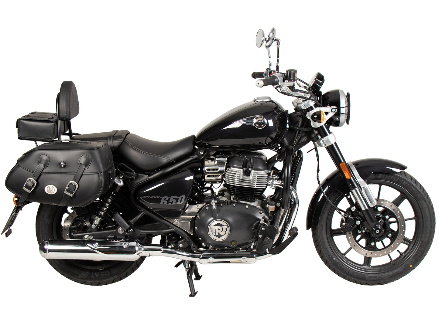 Hepco & Becker Sissybar with rearrack black for Royal Enfield Super Meteor 650 (2023-)