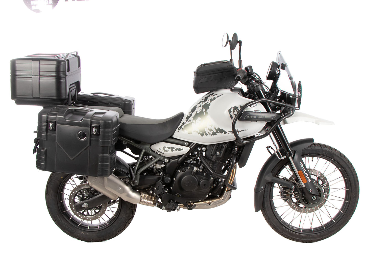 Hepco & Becker Easyrack topcasecarrier black for combination with original rear rack for Royal Enfiel Himalayan 450 (2024-)