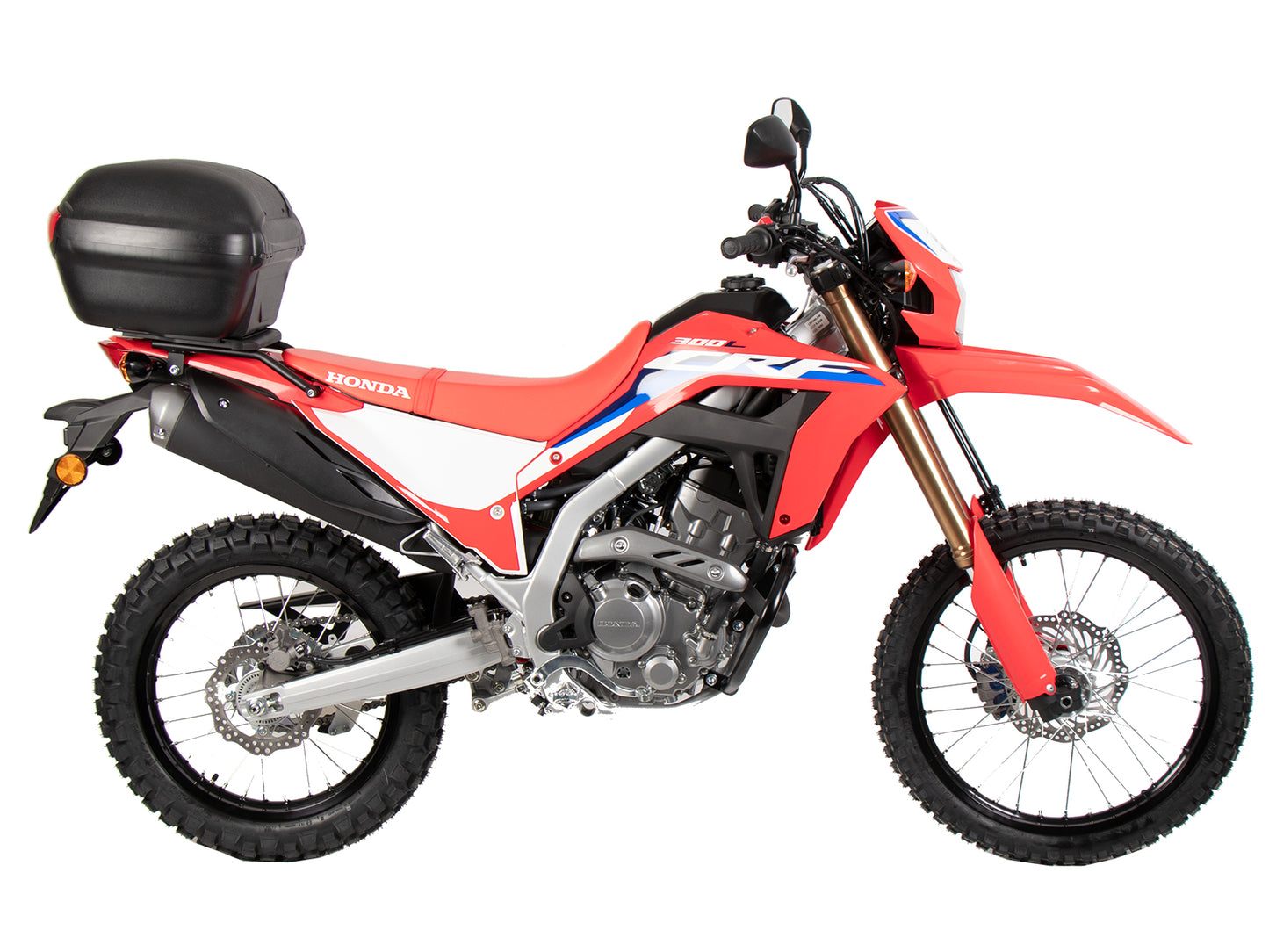 Hepco & Becker Topcase - Set Journey topcase 40 black/silver incl. carrier for Honda CRF 300 L (2021-)