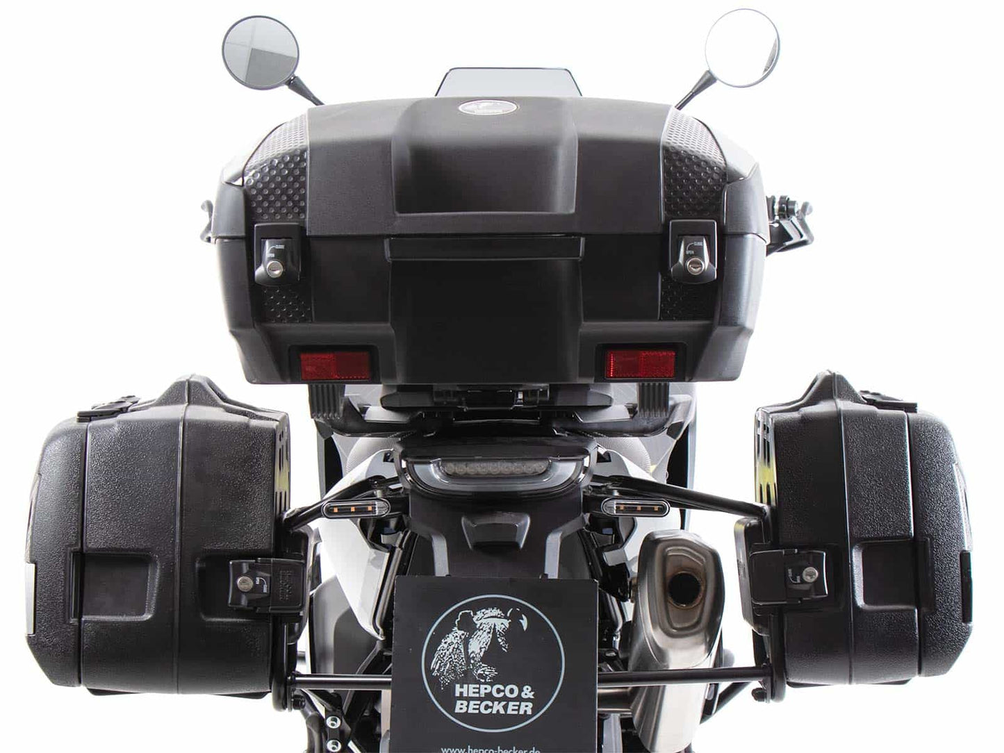 Hepco & Becker Alurack top case carrier black for combination with original rear rack for Husqvarna Norden 901 / Expedition (2022-)