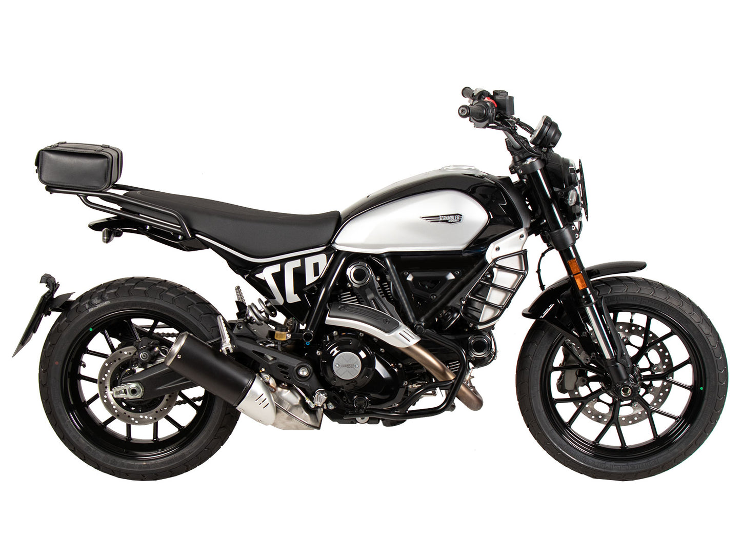 Hepco & Becker Tube rear rack - black for Ducati Scrambler 800 Icon / Dark (2023-)