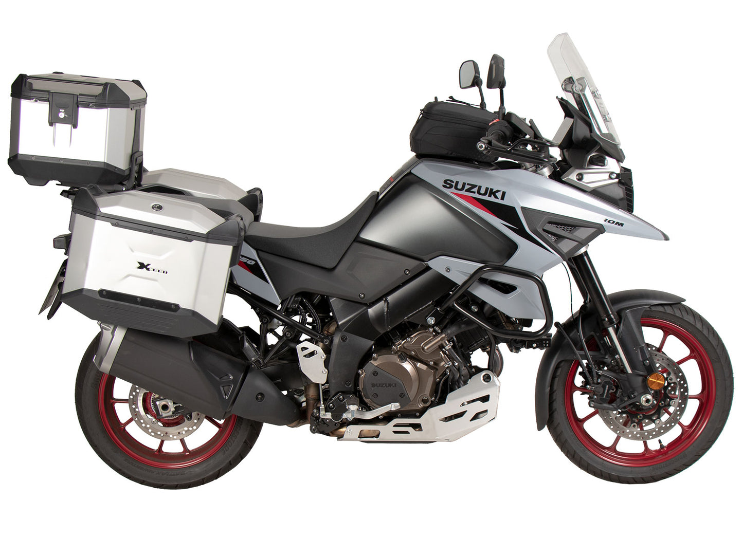 Hepco & Becker Alurack top case carrier black for combination with original rear rack for Suzuki V- Strom 1050 (2023-)